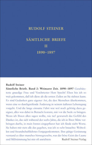 Rudolf Steiner: Sämtliche Briefe - Band 2